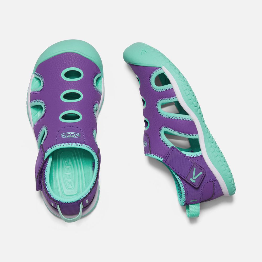 Sandales Keen Enfant Violette/Turquoise | Stingray | LWGAQ-9764